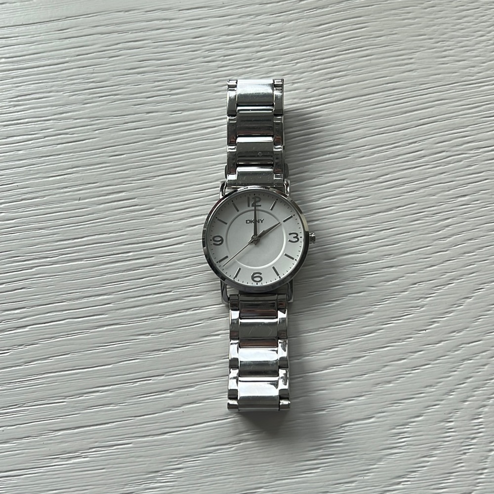 DKNY silver watch